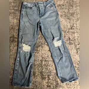 Good American Good Legs Straight Jeans-  Size 10/30